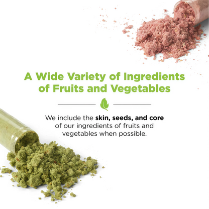 Balance of Nature Fruits & Veggies Supplements - Whole Fruit and Vegetable Ingredients for Women, Men, and Kids - 90 Fruits Capsules, 90 Veggies Capsules - 1 Set